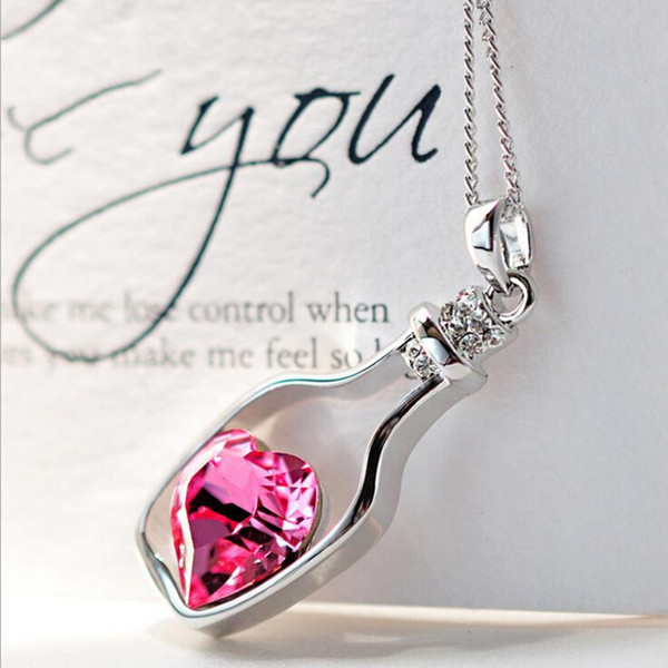 Bottle Heart Necklace