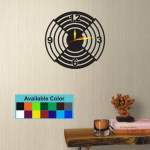 Custom Design Wall Clock For Home Decor, Battery Operated, Silent Non-Ticking Acrylic