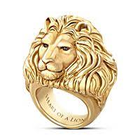 Design Your Own Gold Lion Ring