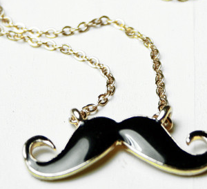 Mustache Necklace