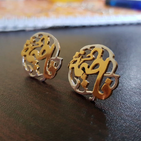 Urdu Calligraphic Cufflink