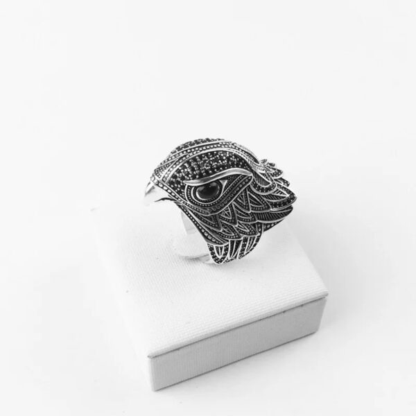 Vintage Hawk-Ring-For-Men