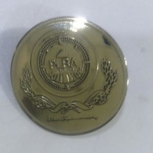 customize-Embossed-Logo-&-Nam- Badge-Brass-Cutting